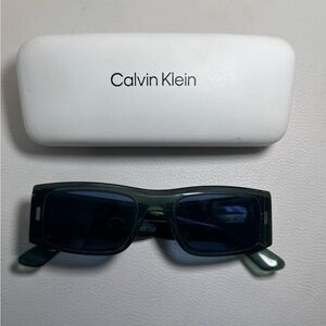 Calvin Klein Dark Green Sunglasses